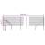 Gard plasă de sârmă cu țăruși de fixare, antracit, 0,8x10 m, 5 image