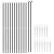Gard plasă de sârmă cu țăruși de fixare, antracit, 1,6x25 m, 3 image