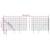 Gard plasă de sârmă cu țăruși de fixare, antracit, 2x10 m, 5 image