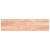 Raft perete maro deschis 200x50x4 cm lemn masiv stejar tratat