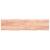 Raft perete maro deschis 220x50x6 cm lemn masiv stejar tratat, 2 image