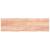Raft perete maro deschis 220x60x4 cm lemn masiv stejar tratat, 2 image