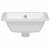 Chiuvetă de baie, alb, 36x31,5x16,5 cm, pătrată, ceramică, 4 image