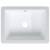 Chiuvetă de baie, alb, 36x31,5x16,5 cm, pătrată, ceramică, 7 image