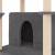 Ansamblu de pisici, stâlpi din funie sisal, gri închis, 166 cm, 6 image