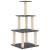 Ansamblu pisici, stâlpi din funie sisal, gri închis, 111 cm, 4 image