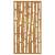 Decor perete de grădină 105x55 cm design bambus oțel corten, 4 image