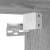 Dulap de perete, gri sonoma, 80x36,5x35 cm, lemn compozit, 9 image