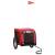 Remorcă de bicicletă câini roșu&negru textil oxford&fier, 2 image