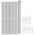 Gard plasă de sârmă cu țăruși de fixare, antracit, 1,4x25 m, 3 image