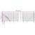 Gard plasă de sârmă cu țăruși de fixare, antracit, 1,6x25 m, 5 image