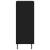 Servantă, negru, 34,5x34x90 cm, lemn compozit, 7 image