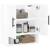 Dulap de perete, alb extralucios, 60x31x70 cm, lemn prelucrat, 4 image