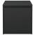 Cutie cu sertar, negru, 40,5x40x40 cm, lemn compozit, 6 image