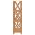 Raft cu 4 niveluri, 80x30x112 cm, lemn masiv de stejar, 5 image