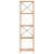 Raft cu 5 niveluri, 40x30x146 cm, lemn masiv de stejar, 4 image