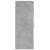 Dulap montat pe perete, gri beton, 34,5x34x90 cm, 8 image