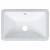Chiuvetă de baie albă 41,5x26x18,5 cm, ovală, ceramică, 7 image