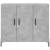 Servantă, gri beton, 90x34x80 cm, lemn compozit, 6 image