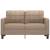 Canapea cu 2 locuri, cappuccino, 140 cm, piele ecologică, 3 image