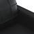 Canapea cu 3 locuri, negru, 180 cm, piele ecologică, 6 image