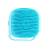 Perie din silicon cu dozator de sampon pentru spalare caini sau pisici, 7,5 x 7,5 cm, culoare albastra, 6 image