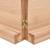 Blat masă, 140x60x6 cm, maro, lemn stejar tratat contur organic, 3 image
