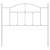 Tăblie de pat metalică, alb, 100 cm, 3 image