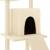 Ansamblu de pisici cu stâlpi din funie de sisal, crem, 110 cm, 6 image