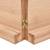 Blat masă, maro, 180x50x6 cm, lemn stejar tratat contur natural, 3 image