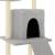 Ansamblu pisici, stâlpi din funie sisal, gri deschis, 110 cm, 6 image