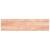 Blat de masă maro deschis 200x50x4 cm, lemn masiv stejar tratat, 3 image