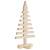 Brad de crăciun din lemn decorativ, 60 cm, lemn de pin masiv, 6 image