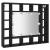 Dulap cu oglindă cu led, negru, 91x15x76,5 cm, 6 image