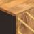 Dulap de perete de baie, maro și negru, lemn masiv mango, 8 image