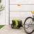 Remorcă de bicicletă câini verde&negru textil oxford&fier