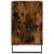 Pantofar, stejar fumuriu, 102x36x60 cm, lemn prelucrat, 5 image