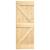 Ușă glisantă cu set de feronerie 85x210 cm, lemn masiv de pin, 4 image