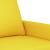 Canapea cu 2 locuri, galben deschis, 140 cm, material textil, 6 image