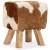 Taburet, 40x30x45 cm, piele naturală de capră, 10 image