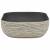 Lavoar de blat gri/negru 48x37,5x13,5 cm, ceramică, dreptunghi, 5 image