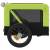 Remorcă de bicicletă câini verde&negru textil oxford&fier, 8 image