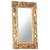 Oglindă sculptată manual, maro, 80x50 cm, lemn masiv de mango, 9 image