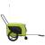 Remorcă bicicletă animale companie, verde/negru, oxford/fier, 5 image