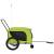Remorcă bicicletă animale companie, verde/negru, oxford/fier, 5 image