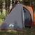Cort camping 2 persoane gri/portocaliu 320x140x120cm tafta 185t