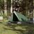 Cort de camping 2 persoane, verde, 200x120x88/62 cm, tafta 185t, 3 image