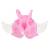 Vesta gonflabila de inot cu aripioare, pentru copii, culoare Roz, 5 image