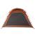 Cort camping 4 persoane gri/portocaliu 240x221x160cm tafta 185t, 9 image