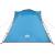 Cort de camping 4 persoane albastru, 240x221x160 cm, tafta 185t, 7 image